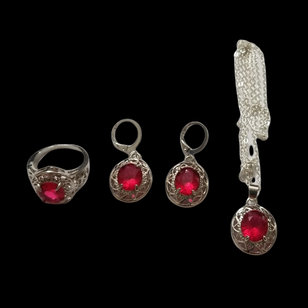 Women's 925 sterling silver suit.